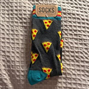 NWT Fun Pizza Patterned Socks